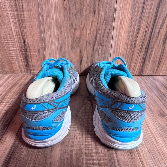 Asics Gel Exalt 3 Womens Running Shoes Grey Blue Duomax T666N EUC Size 6.5 - Picture 5 of 7